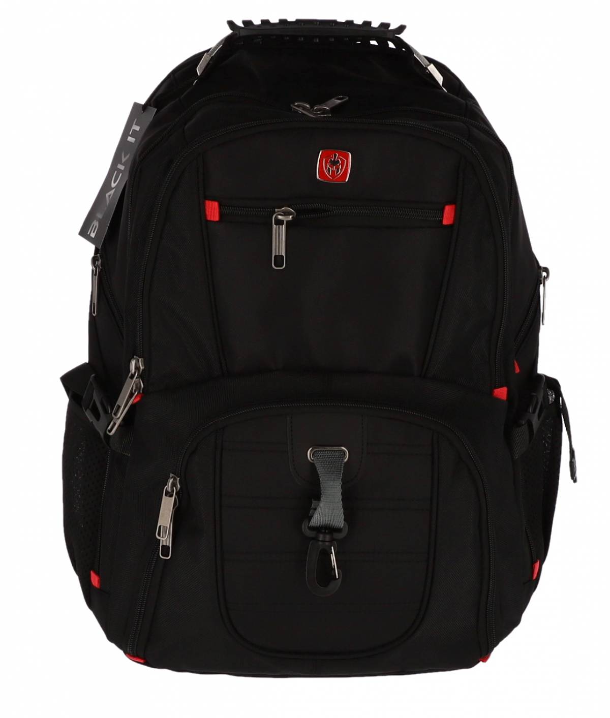Ghiozdan BLACK IT LAPTOP 4fermoare 50HX35X25cm